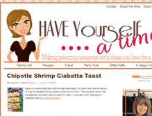 Tablet Screenshot of haveyourselfatime.com